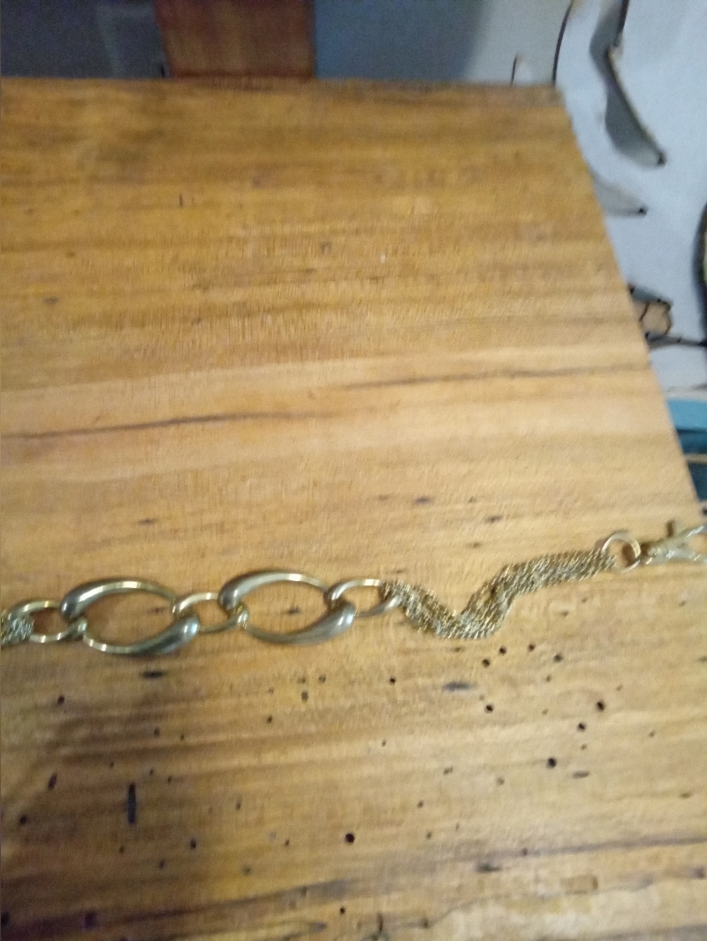 Vintage 80's Ann Klein Gold-Tone Chain Link Belt- 33" Classic Statement